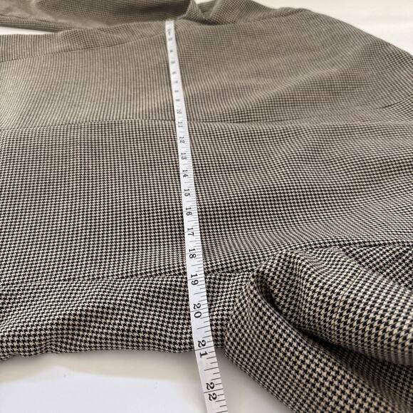 Vintage Nordstrom 40R Houndstooth Blazer Jacket Sport Suit Coat - Picture 9 of 12